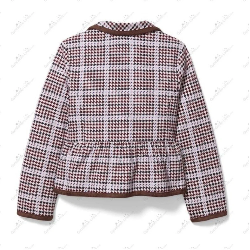 Janie and Jack Houndstooth Girls Blazer - Picture 6 of 11